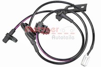 Sensor Raddrehzahl Hinten Metzger 09001057 FÜR Mazda Raddrehzahlsensor