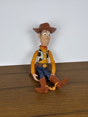 Disney Pixar Toy Story Talking Woody Pull String Doll 15” W/ Hat