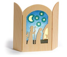 OSTHEIMER 5520030 Transparentbild Motiv Einkehr im Stall (US IMPORT)