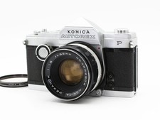 KONICA AUTOREX P SLR 35mm Film Camera Hexanon 52mm f/1.8 Lens Japan Import Exc 4