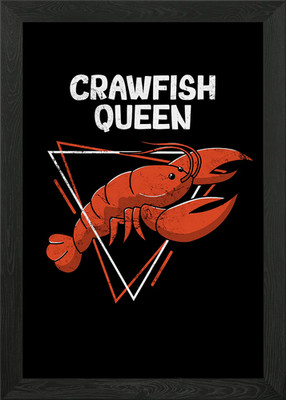 Langustenkönigin Cajun gerahmtes Wandbild Poster Leinwanddruck Bild