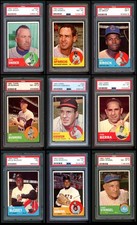 1963 Topps Baseball Complete Set 7.5 - NM+ 6921119