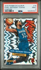 2015 PANINI EXCALIBUR KABOOM #16 KARL-ANTHONY TOWNS PSA 9
