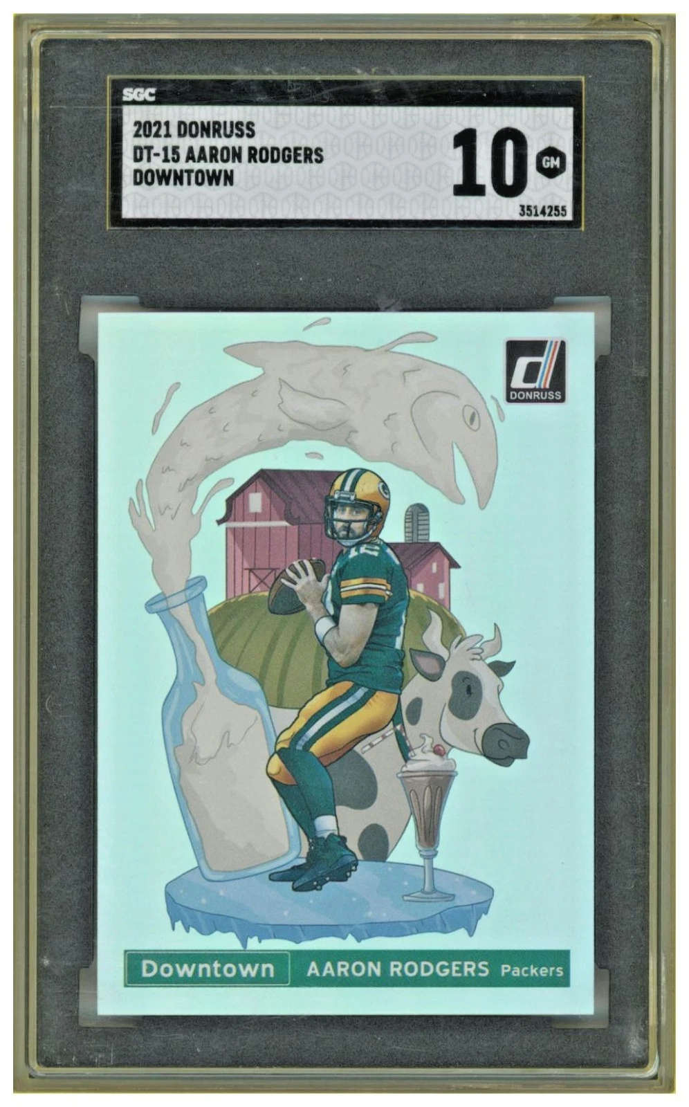 2021 Panini Donruss Downtown Aaron Rodgers #DT-...