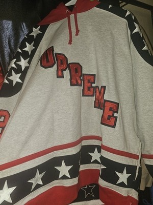 SUPREME HOCKEY HOODED SWEATSHIRT - Size XL