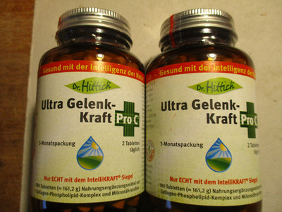 Dr. Hittich Ultra Gelenk-Kraft Pro C¹  2 x 3- Monatspackungen MHD 02/2028