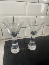 New Pair of handmade Mouth-Blown Red Wine Glass Moya, Set of 2 present LSA gift
