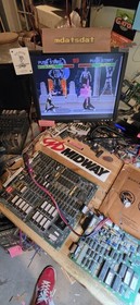 MORTAL KOMBAT 1 PCB JAMMA ARCADE BOARD SET REVISION 2.0 WORKING! (Y-UNIT) MIDWAY
