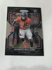 2021 Panini Chronicles Prizm Black #PB-23 Javonte Williams Rookie Denver Broncos
