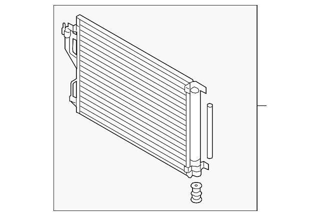 Genuine Kia A/C Condenser 97606-D9950