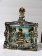 Jim Beam State Of West virginia 1863-1963 Decanter White Cardinal