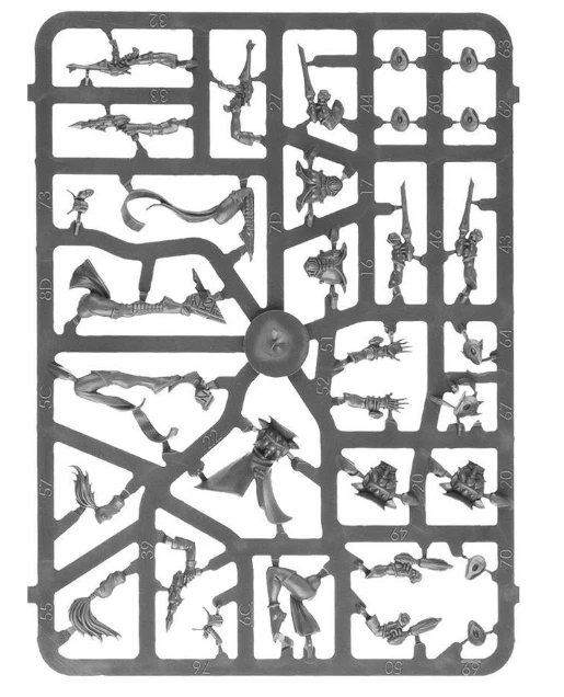 Warhammer 40k Aeldari Ensemble der Harlekine / Harlequin Troupe Miniatures - Bild 3 von 4