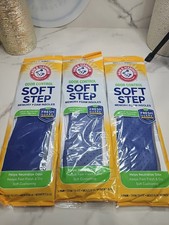 Plantillas de espuma viscoelástica paso suave brazo y martillo 3 piezas recortadas para hombres 8-14 mujeres 6-10