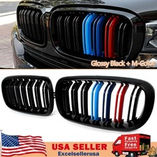 Glossy Black M-color Front Kidney Grille Grill For Bmw X5 X6 F15 F16 2014-2018 Glossy Black M-color Front Kidney Grille Grill For Bmw X5 X6 F15 F16 2014-2018