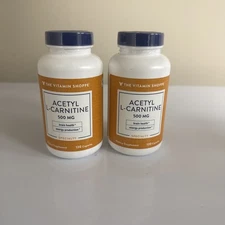 2 X The Vitamin Shoppe, Acetyl-L-Carnitine, 500 mg, 120 Capsules
