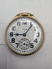 1943 B.W. Raymond Elgin 478 Model 15 21j 16s Pocket Watch