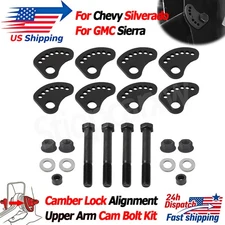 Camber Lock Alignment Fix For Silverado/Sierra 1500 99-18 Upper Arm Cam Bolt Kit