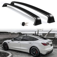 Roof Rack Rail Cross Bar For Tesla Model 3 2017-2024 Aluminum Luggage Carrier Roof Rack Rail Cross Bar For Tesla Model 3 2017-2024 Aluminum Luggage Carrier