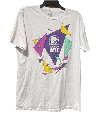 Taco Bell T Shirt Large Adult Short Sleeve 100% Cotton 