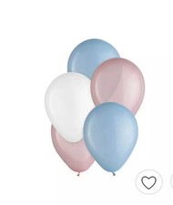 Gender Reveal 3 Color Mix Latex Balloons 15ct 11  