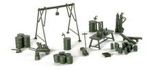 Herpa Models 326-740654 HO Scale Roco MiniTank Accessories Maintenance Set