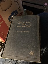 HOW TO WORK WITH TOOLS AND WOOD STANLEY RULE & LEVEL PLANT 1927 HC STANLEY TOOLS