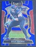 2025 Panini Select Evan Brown Concourse Blue Disco Prizm /25 #24