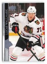 2020-21 Upper Deck #529 Lucas Wallmark Chicago Blackhawks