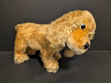Steiff COCKIE Cocker Spaniel Dog Large 14" Vintage 1960s Mohair Tag Collar VGC