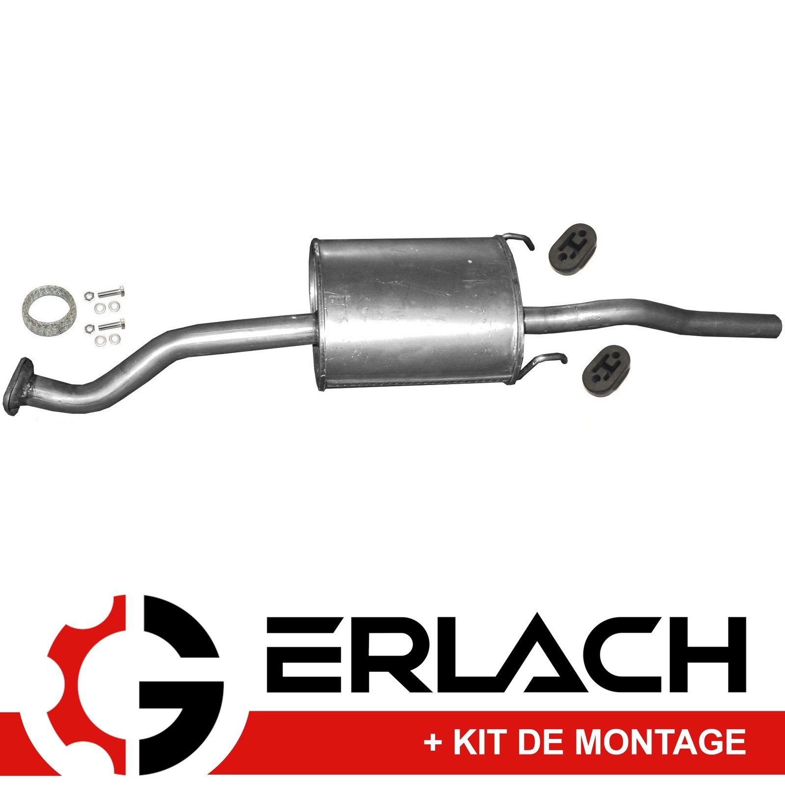 Silencieux arrière Honda City 1.3i pièce échappement terminal berline 7672