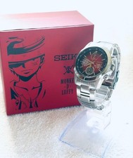 SEIKO ONE PIECE Luffy 20th Anniversary Chronograph Quartz Men's Watch Working