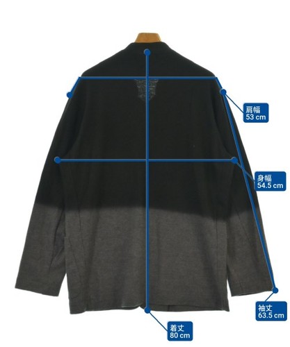 ISSEY MIYAKE Casual Jackets BlackxGray 4(Approx. XL) 2200603141072 - Picture 6 of 6