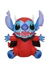 Lilo & Stitch Disney 3’ Light Up Inflatable, Stitch In Devil Costume, Gemmy,