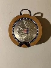 Longaberger 2005 Inaugural Basket New with Lid, Tie-On, Liner, Protector, Papers