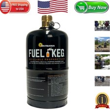 Compact 1 lb. Empty Propane Tank - Refillable  Eco-Conscious for Outdoor Use