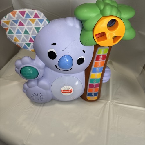 Fisher Price Linkimals Linkamals Counting Koala Musical Infant Toy Used Works