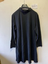 Freemans Black Ponte Jacquard Dress Plus Size  UK 22    (fm154-9)