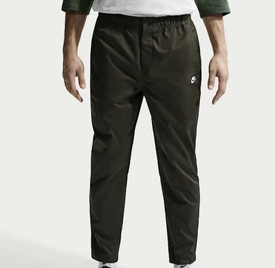 Brand New Nike Relaxed Fit Club Woven Pants Sequoia Green HJ1997-356 Size XL