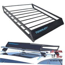 Roof Rack Cargo Basket 43x 35x 4.7 Anti-rust Rooftop Cargo Carrier
