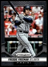 Freddie Freeman 2014 Panini Prizm #137 Atlanta Braves FREE SHIPPING AutographDen