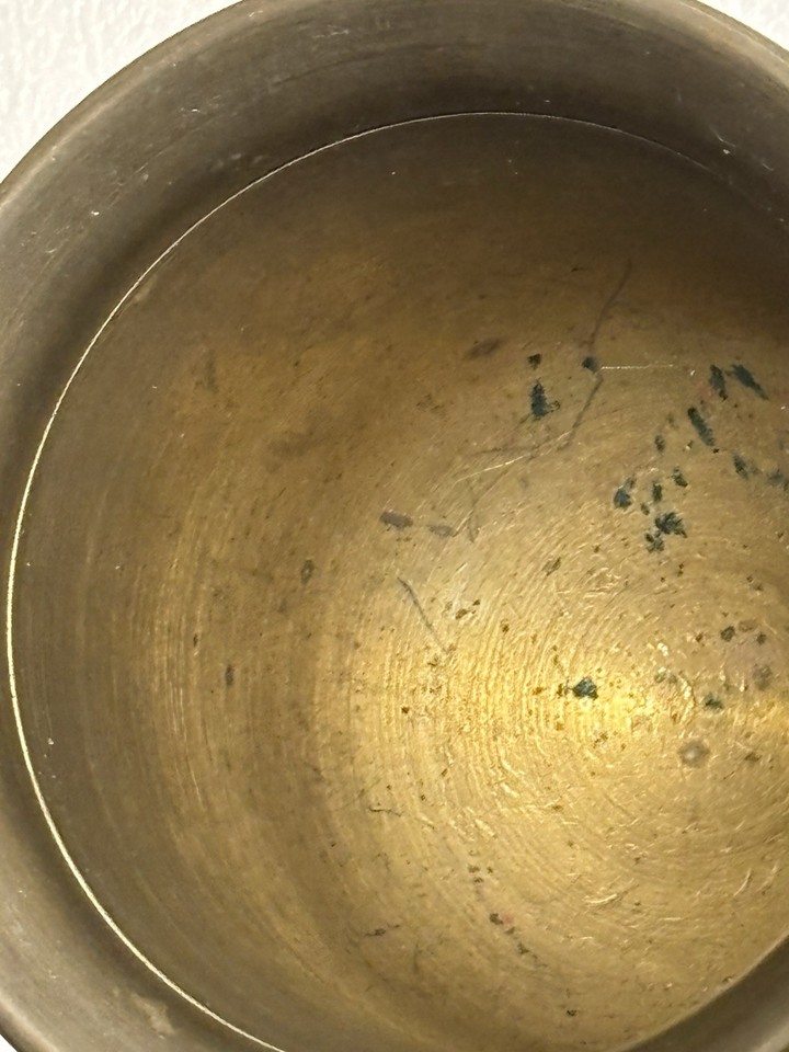 Vintage 1940s - 50s Solid Brass Mortar and Pestle Greek Key Design ...