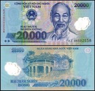 Vietnam 20000 Dong VND , 2006, P-120a, UNC, Polymer