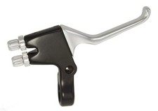 Leva Freno Destra Doppio Tiraggio Alluminio Nero/Silver