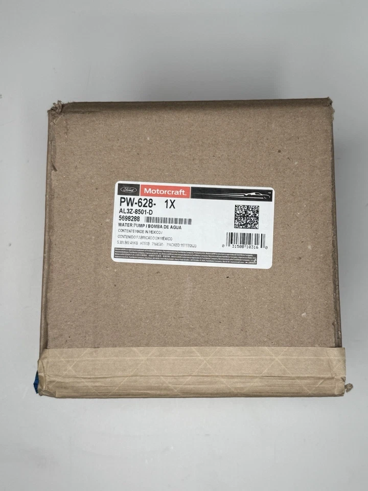 NUEVO OEM MOTORCRAFT PW-628 BOMBA DE AGUA 6.2L FORD F-250 F-350 F-450 SUPER DUTY NOS Foto 3 de 4