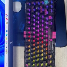 GravaStar Mercury V75 lite TKL Wired Gaming Keyboard RGB Black Clear Tested