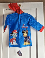 NWT Nickelodeon Pay Patrol blue rain jeacket Kid Sz M