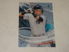 2018 Bowman High Tek Tides of Youth Ocean Blue #CF Clint Frazier 18/25 Rookie RC