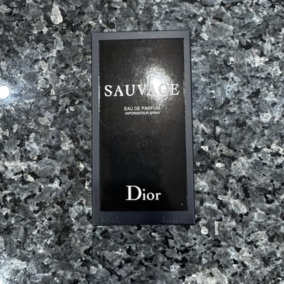 Christian Dior Sauvage Eau de Parfum 100 ml 3.4 fl oz EMPTY BOX