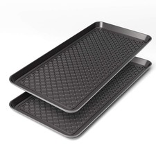 Boot Trays 2 Pack 30 x 15 Multi Purpose Black Finorder