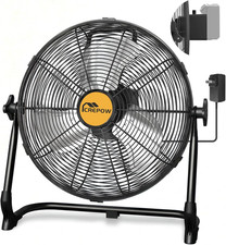 12" Portable Cordless Fan Compatible with Dewalt 20V Max Battery, Battery